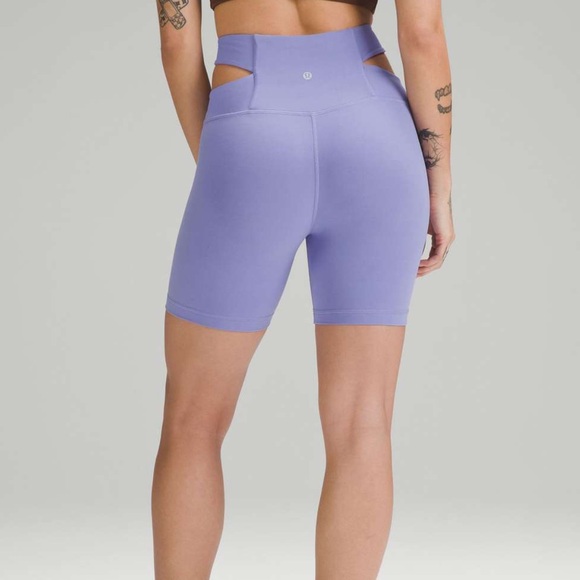 LULULEMON Align Cut-Out High-Rise Short 6" *Dark Lavender* - Picture 2 of 8